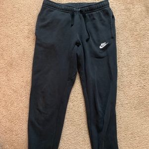 black joggers